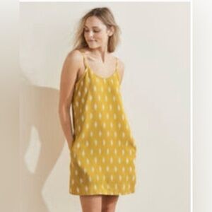 NWT Up West Yellow Ikat Dress XL